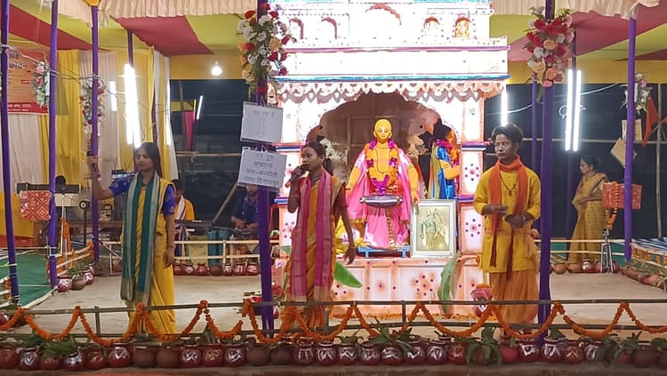 चार दिवसीय हरिनाम संकीर्तन में उमड़े श्रद्धलु