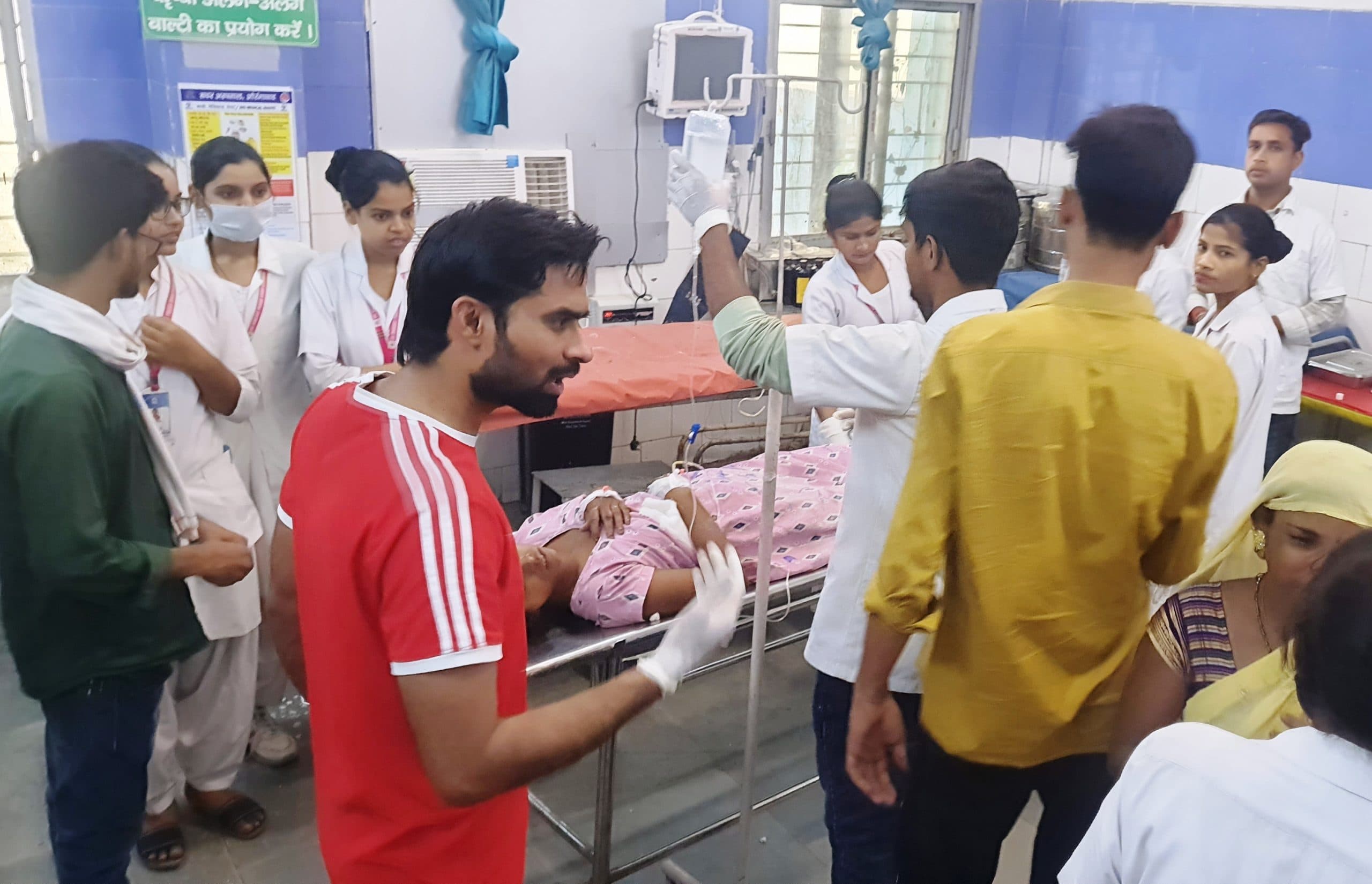 आग से झुलसकर महिला जख्मी,  ससुराल वालों पर जलाने का आरोप