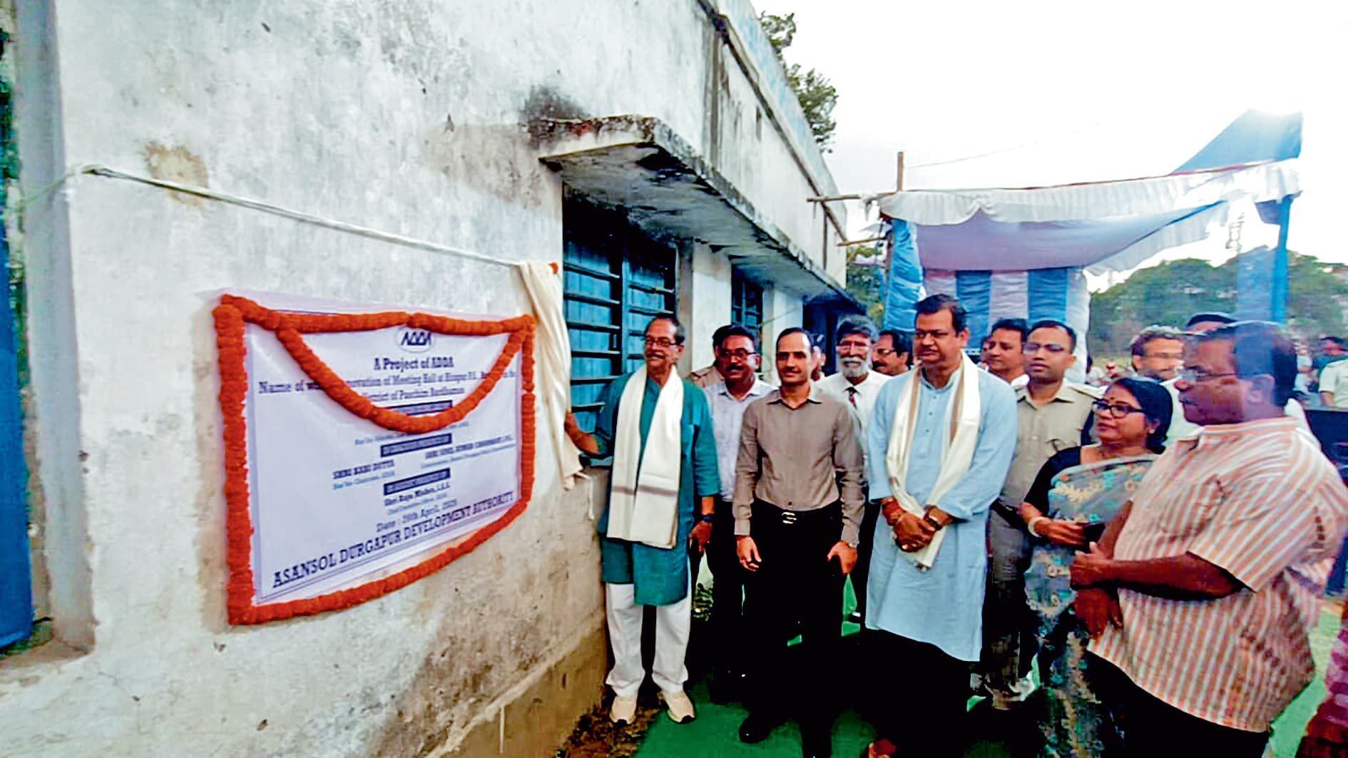हीरापुर थाने के मीटिंग हॉल का पुनरुद्धार शुरू