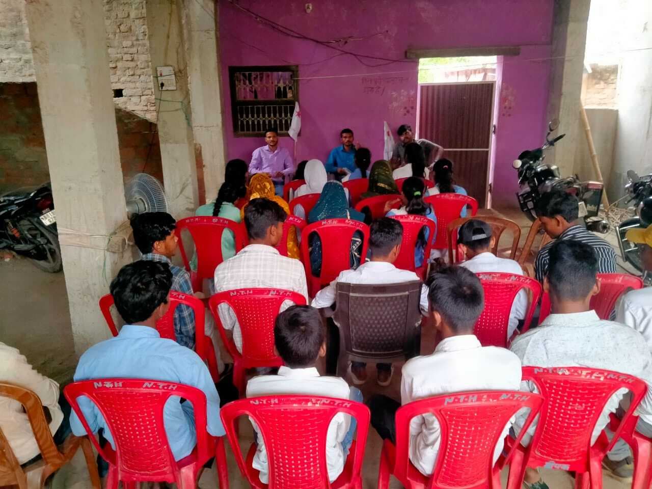 राज्य स्तरीय वैचारिक प्रशिक्षण शिविर के लिए पांच साथियों का किया गया चयन