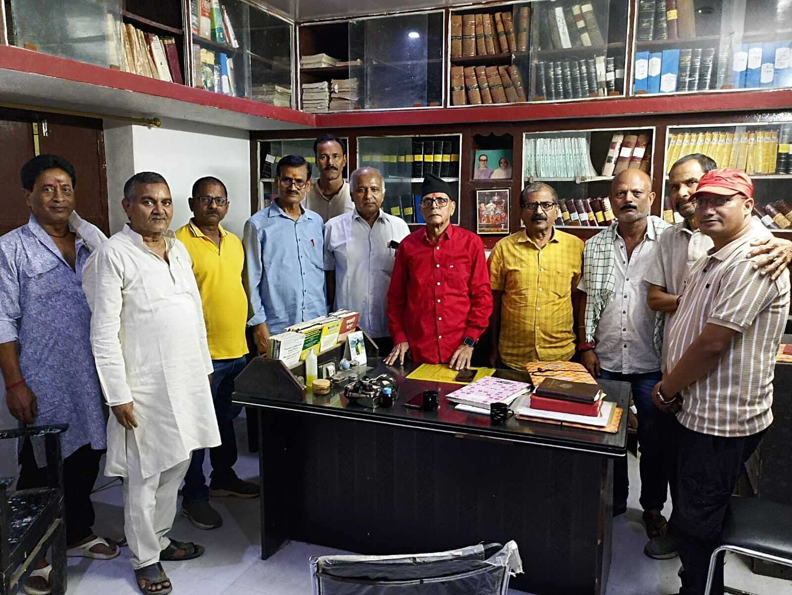 भगवान परशुराम की भव्य शोभा यात्रा निकालने को लेकर हुई बैठक