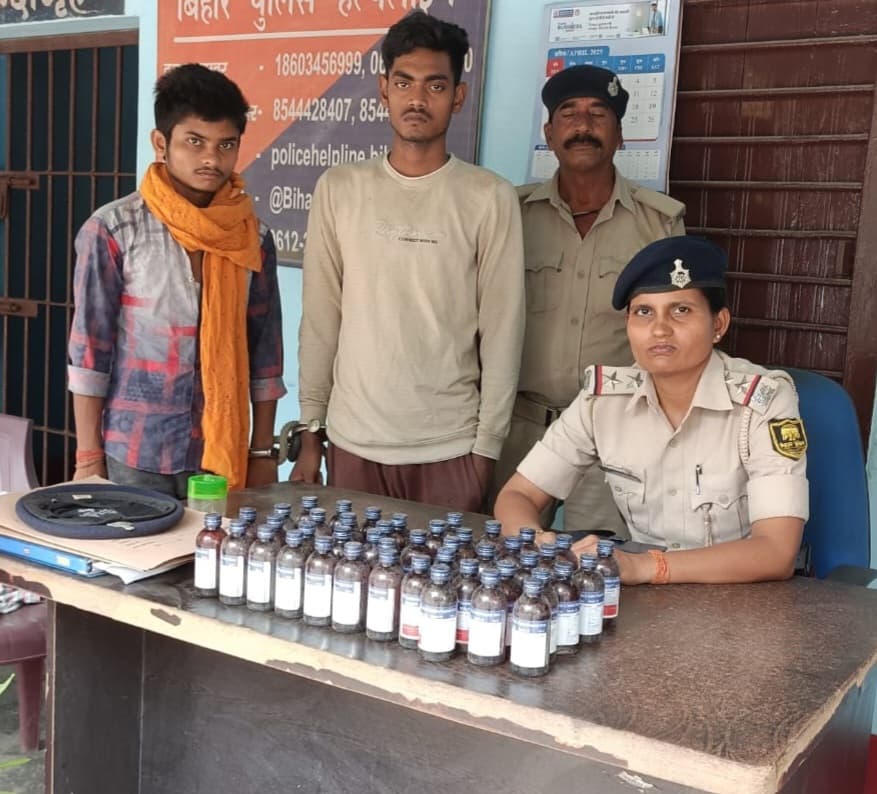 पुलिस ने 4.400 लीटर कोडिन युक्त कफ सिरप किया बरामद