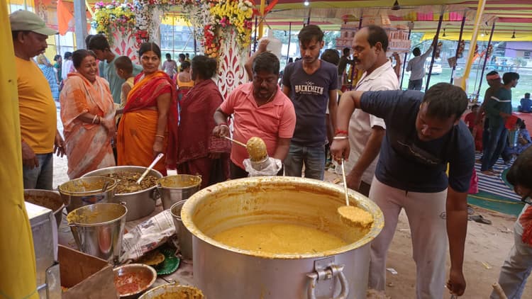 चार दिवसीय संकीर्तन का समापन