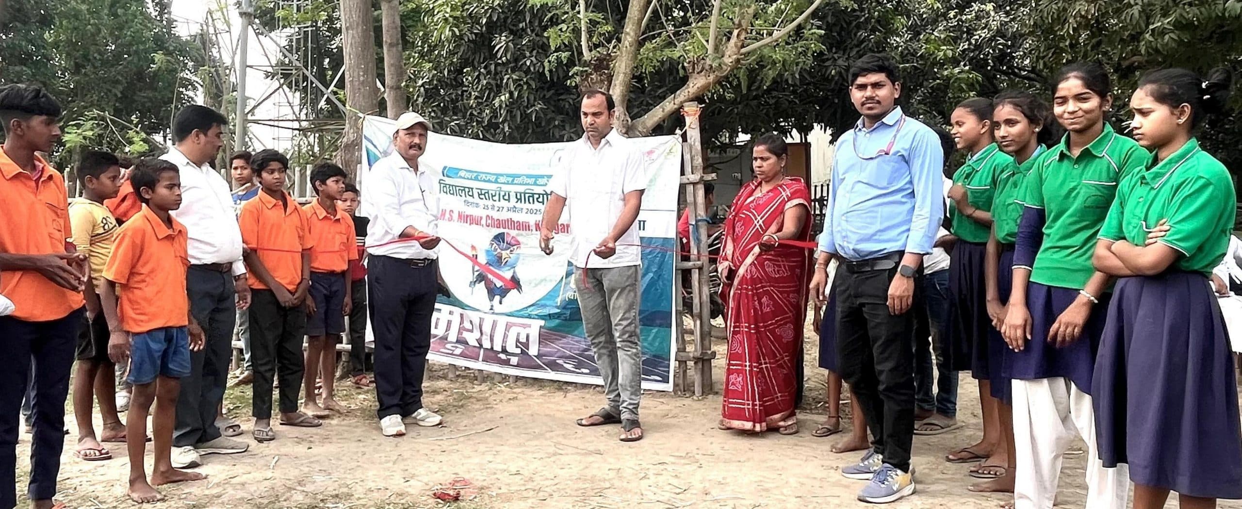 मशाल खेल प्रतियोगिता में बच्चों ने दिखाई अपनी प्रतिभा