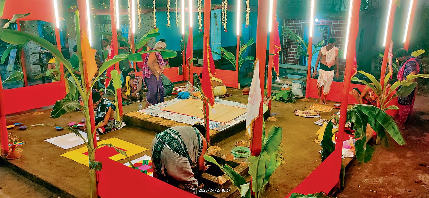 Rourkela News: 10 हजार वर्गफीट में बने 89 फीट ऊंचे श्री जगन्नाथ मंदिर का प्राण प्रतिष्ठा समारोह शुरू