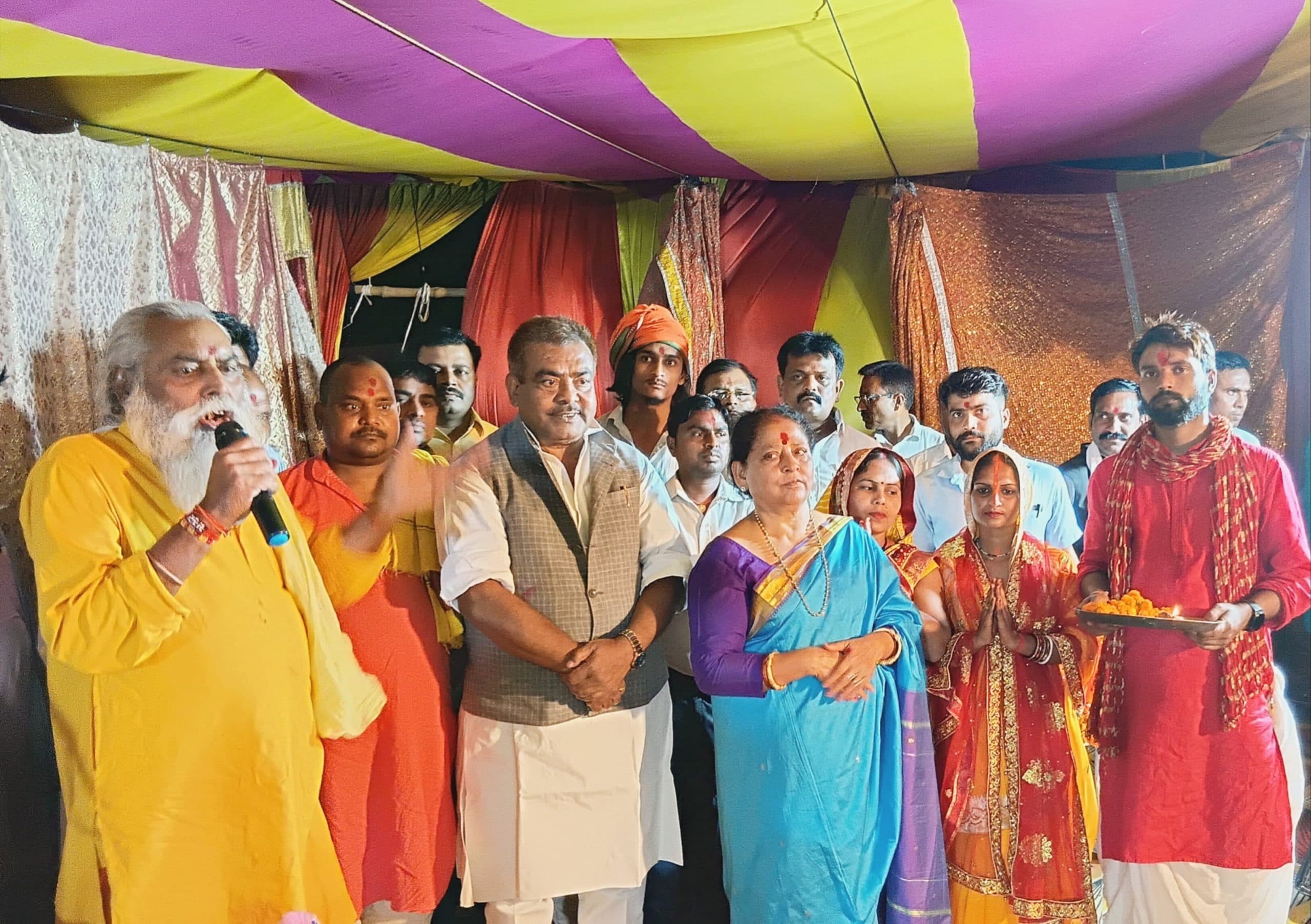 विष्णु महायज्ञ में 15 जोड़े परिणय सूत्र में बंधे