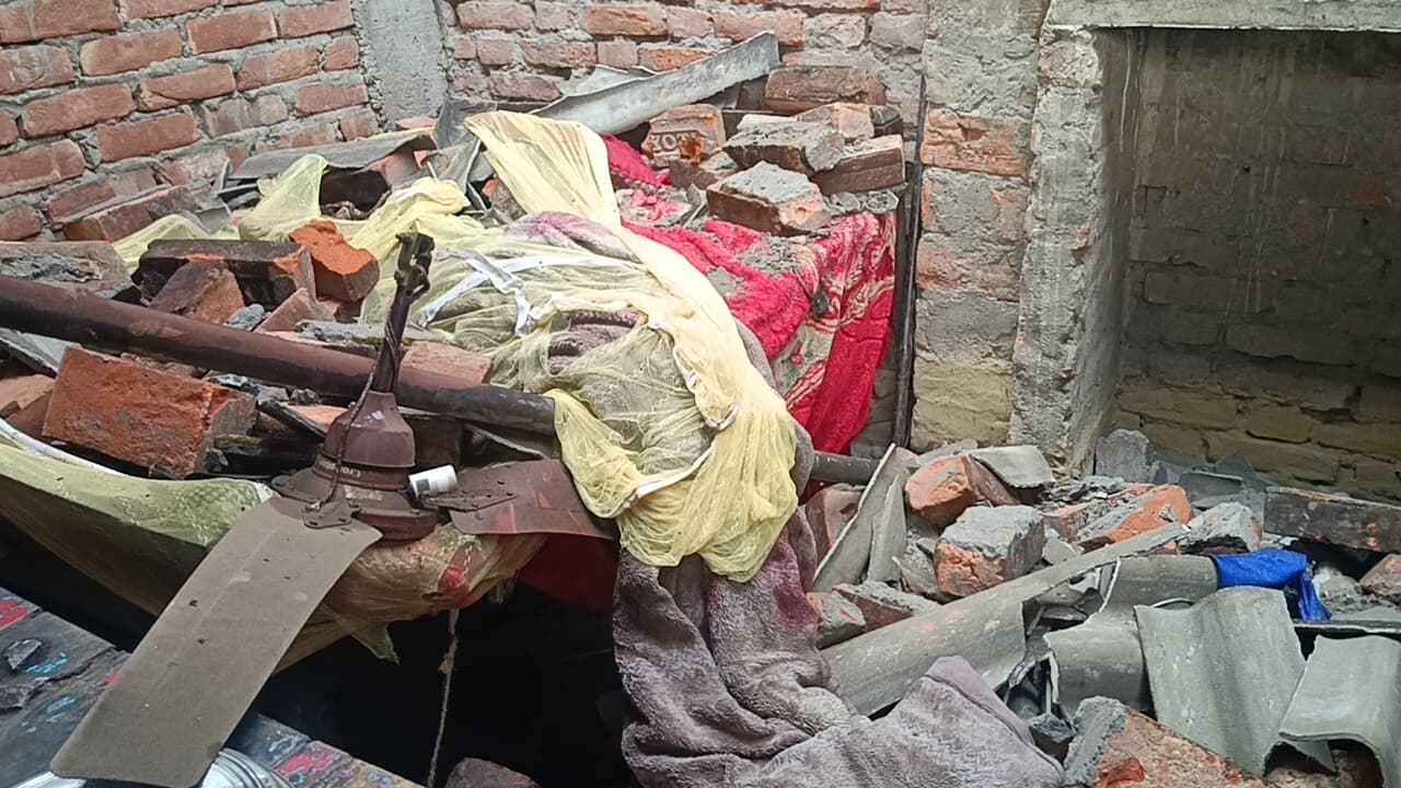 तेज आंधी से भीमनगर में तबाही, दीवार गिरने से महिला समेत आठ लोग घायल