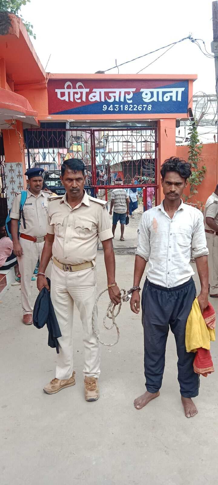 शराबी पति को पत्नी ने कराया गिरफ्तार