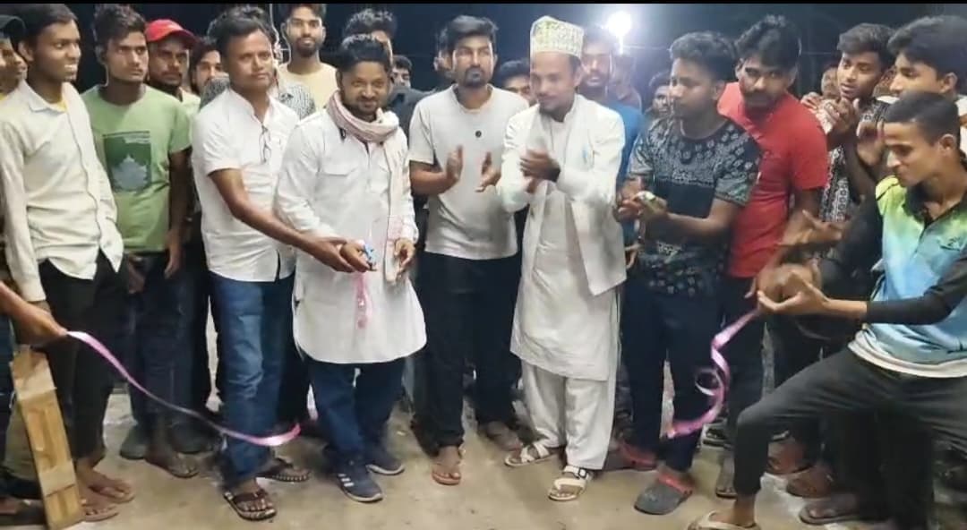 युवा क्रिकेट क्लब की अगुवाई में नाइट शाॅट बाउंड्री क्रिकेट प्रतियोगिता का आयोजन