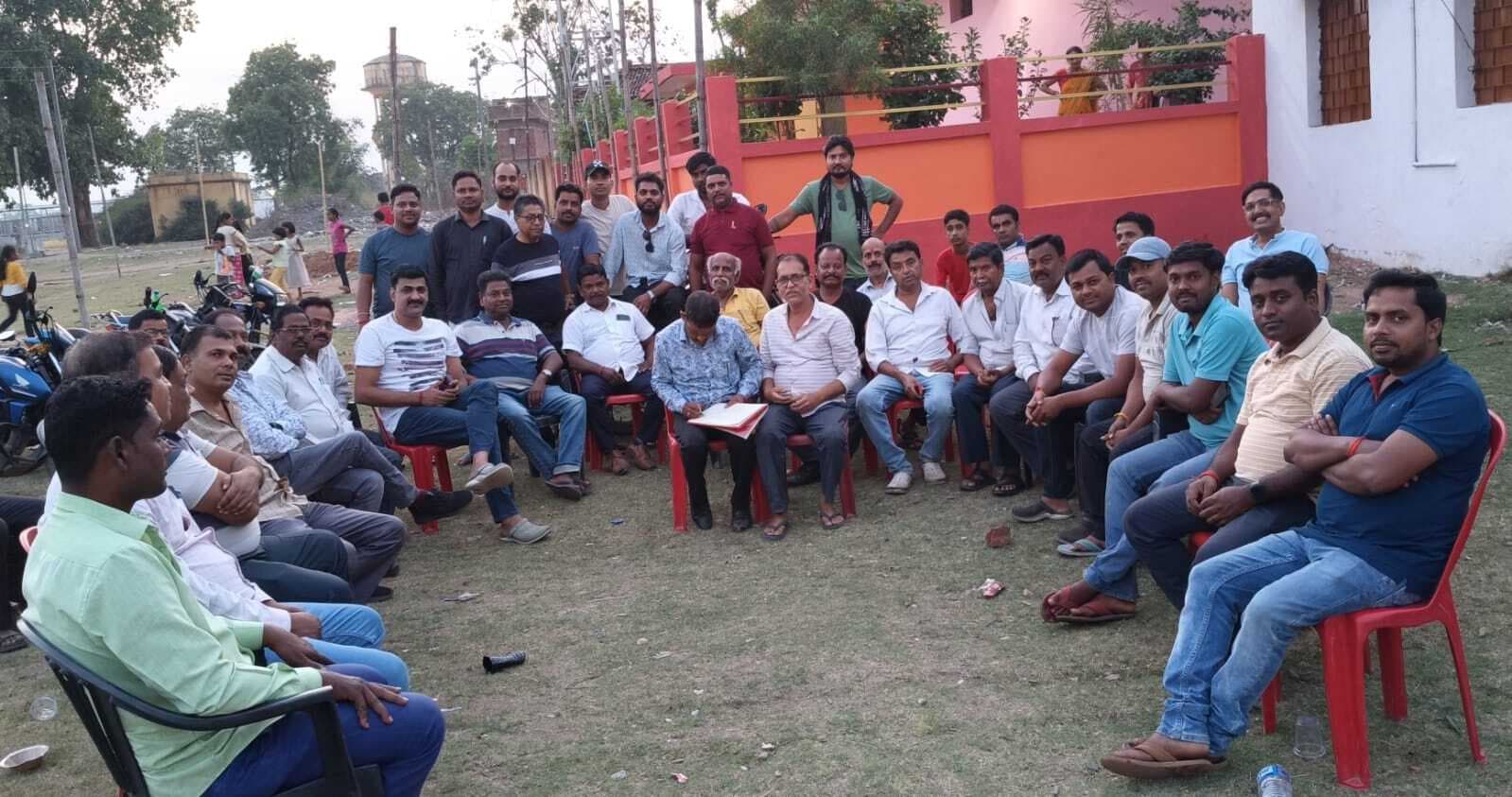 ठाकुरबाड़ी मंदिर की प्राण प्रतिष्ठा को लेकर बैठक