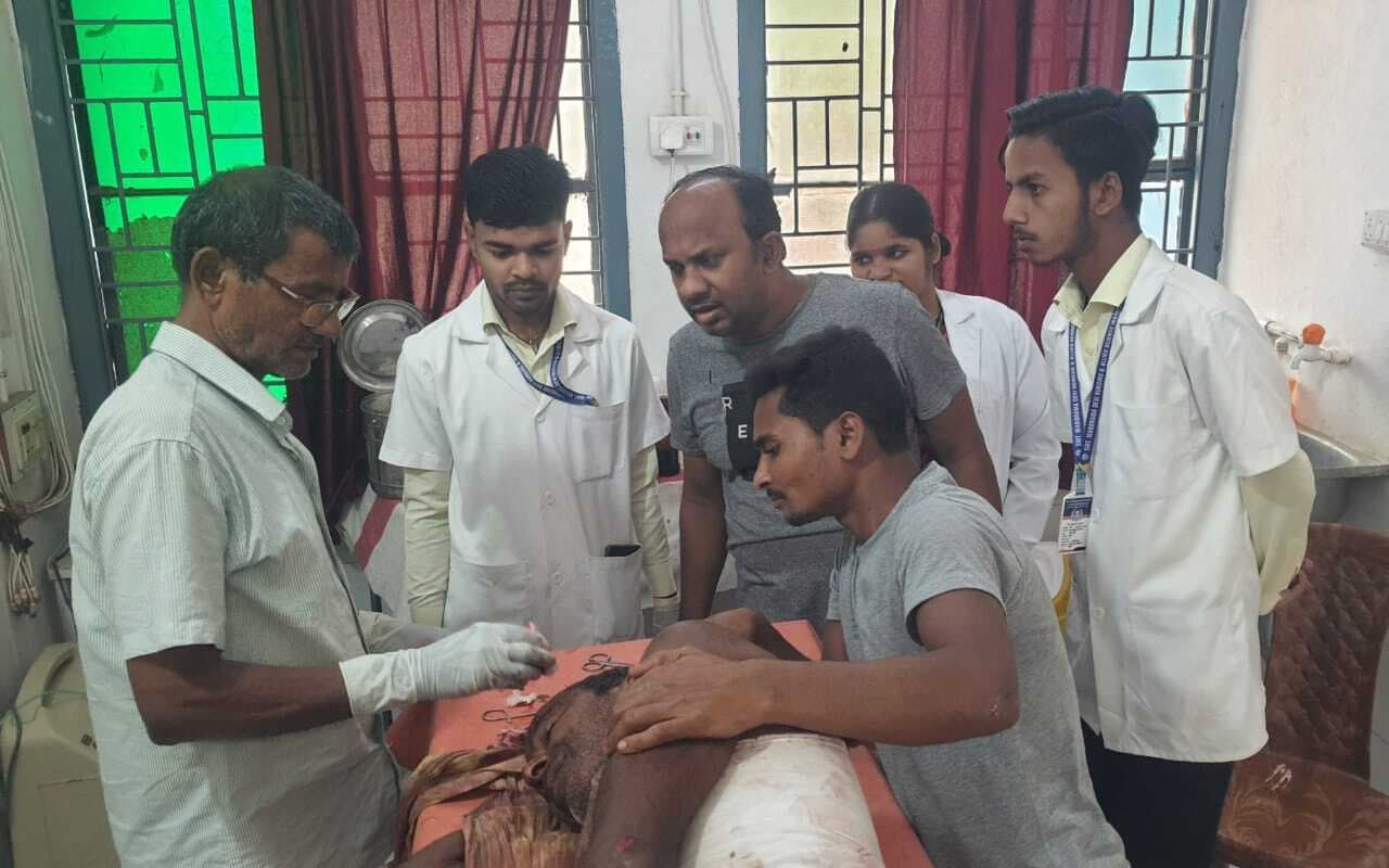 कटसकरा गांव में जमीन विवाद को लेकर सहोदर भाईयों में हुई भिड़ंत