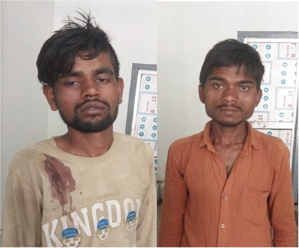 टोटो से बैट्रीक चोरी करते दो चोर की धुनाई के बाद पुलिस को सौंपा