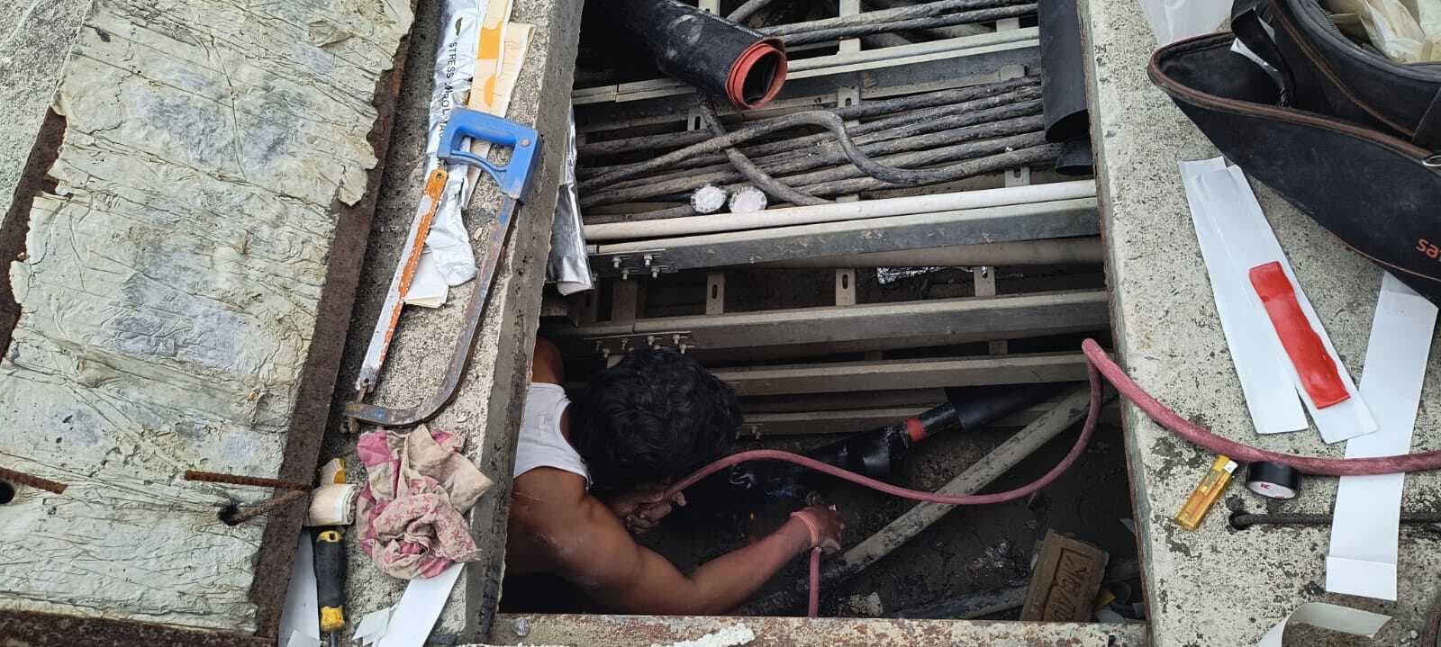 Electricity news from Samastipur:भूमिगत 33 केवीए केबल को बनाने के लिए चार घंटे बिजली रही गुल