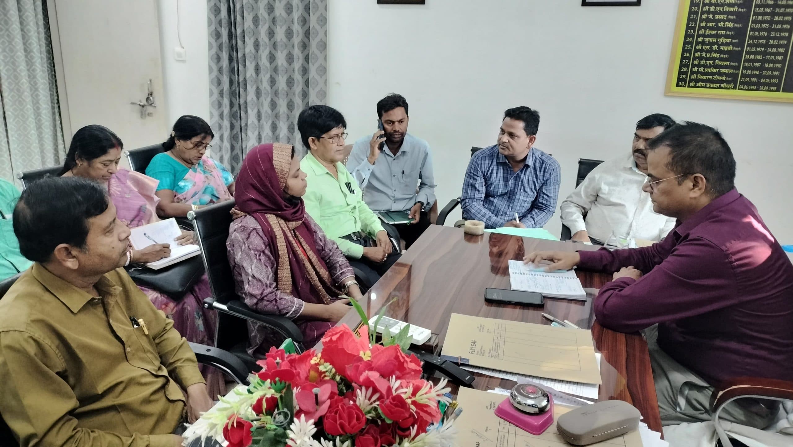 बीएलटीएफ की बैठक में कुष्ठ रोग खोज पर चर्चा