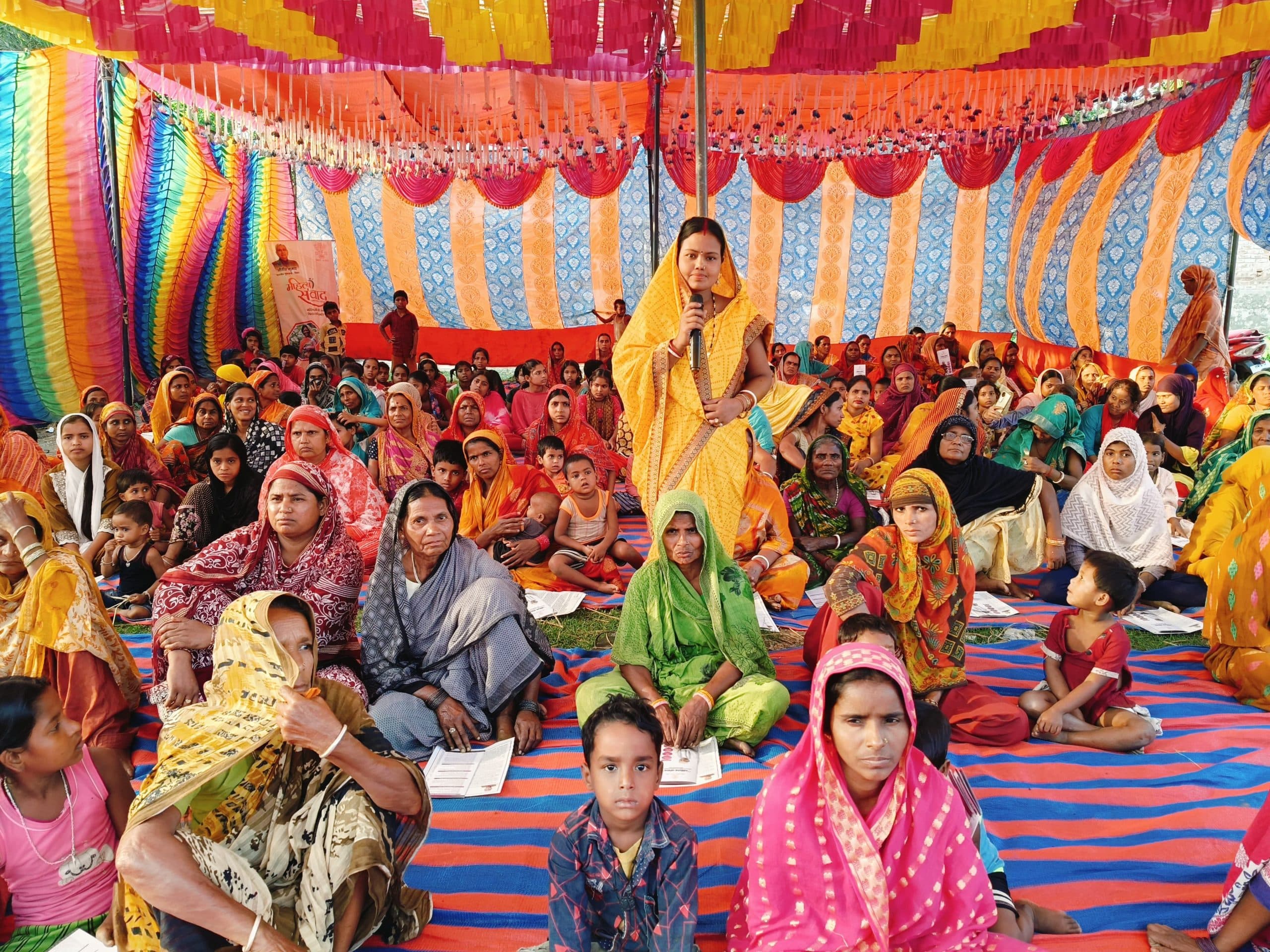 महिला संवाद कार्यक्रम में महिलाओं ने स्वरोजगार एवं शिक्षा सुविधाओं की रखी मांग