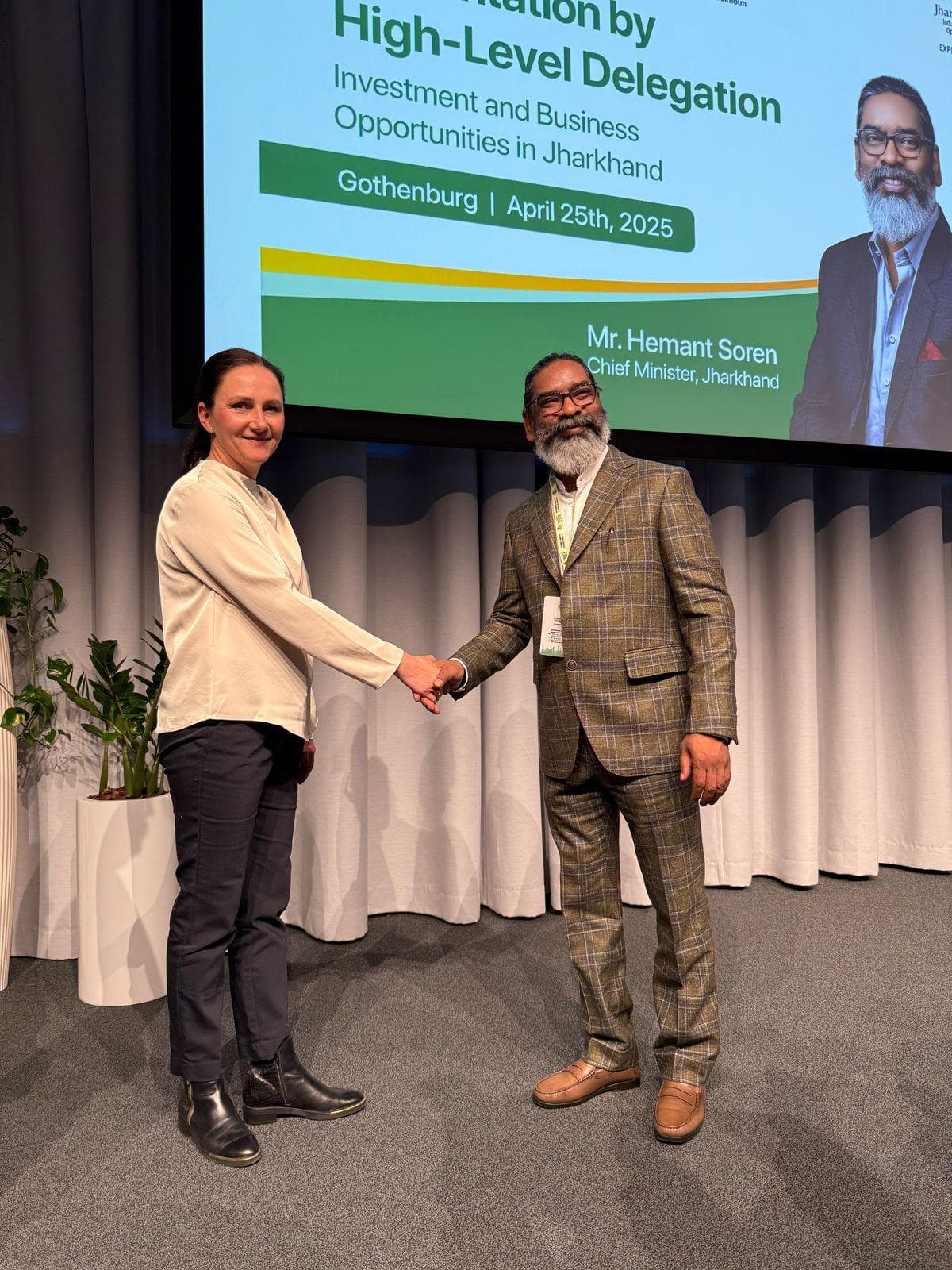 Ranchi News : स्वीडन से हेमंत सोरेन को मिला आमंत्रण, ई-मोबिलिटी पर होगी बात