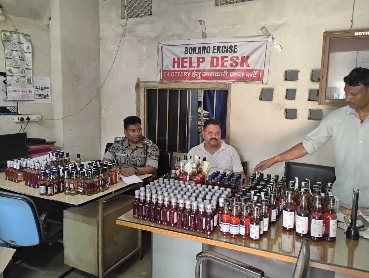 Bokaro News : पेटरवार से 69.12 लीटर विदेशी व 75.75 ली बीयर जब्त