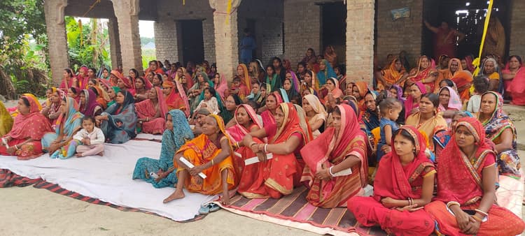 Samastipur News:संवाद के दौरान महिलाओं ने रखे विकास को लेकर कई सुझाव
