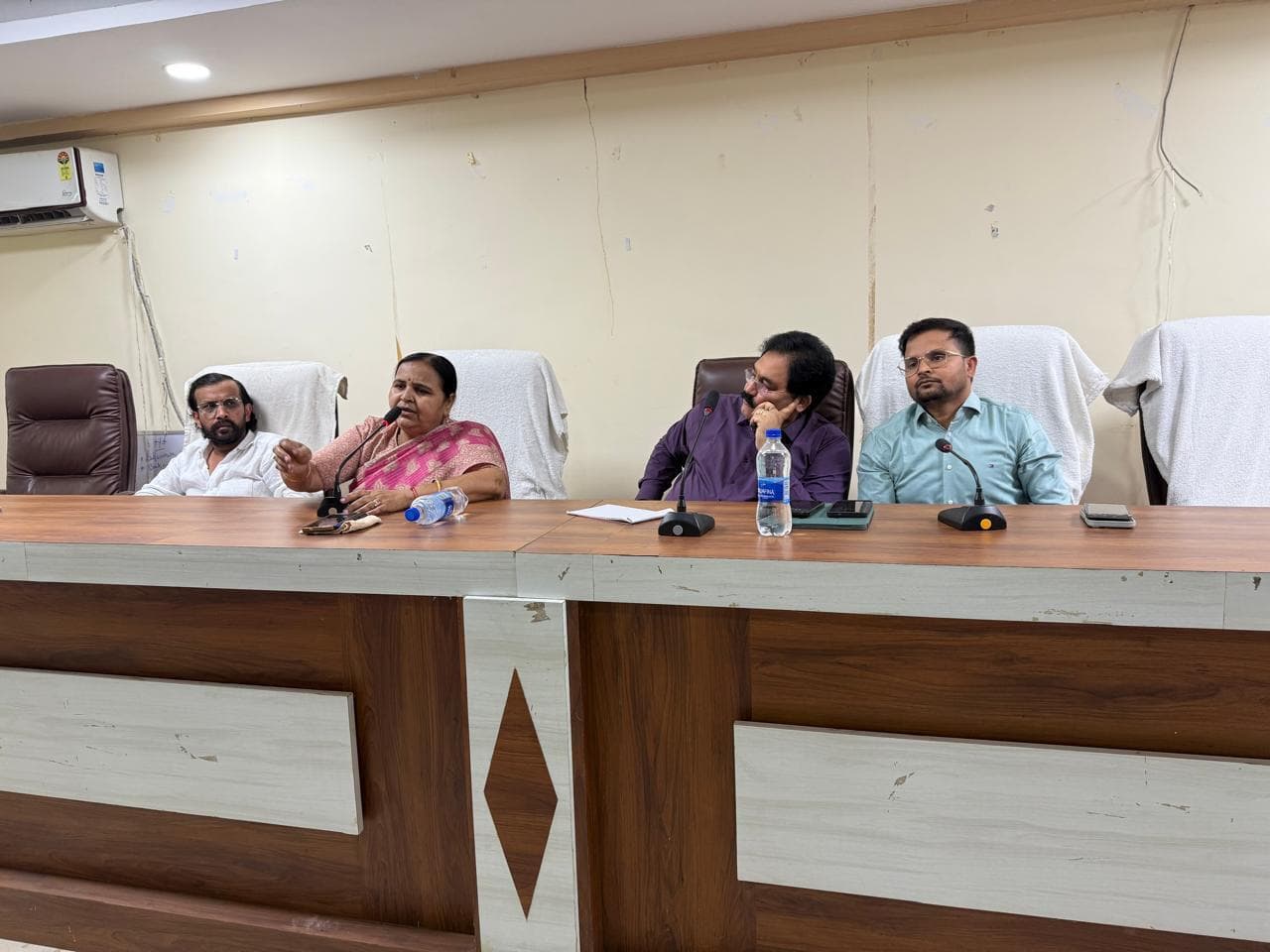 योजना क्रियान्वयन एवं जलजमाव से निजात पाने के लिए प्रस्तावों पर बनी सहमति