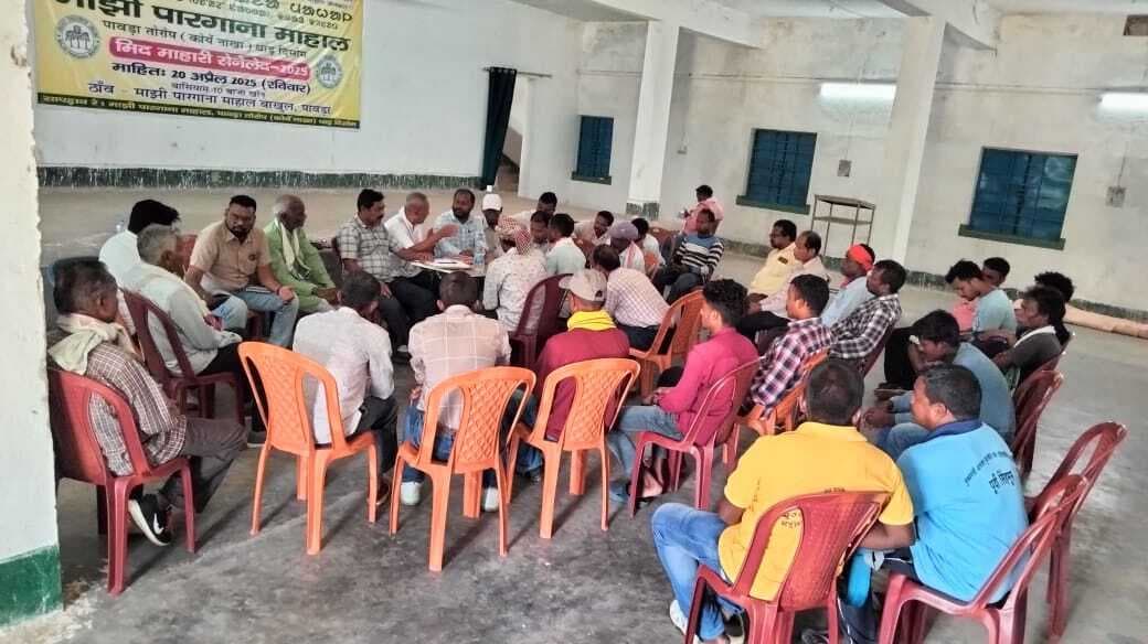 Jamshedpur news. बहादुर सोरेन व सुधीर सोरेन का माझी परगना महाल के साथ कोई संबंध नहीं : बैजू मुर्मू