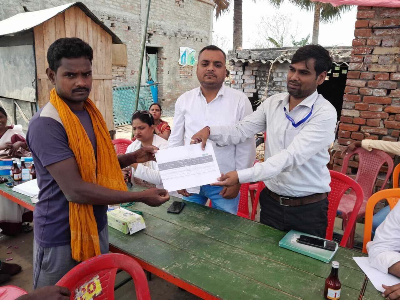 थावे प्रखंड की चार पंचायतों में लगाया गया विशेष शिविर