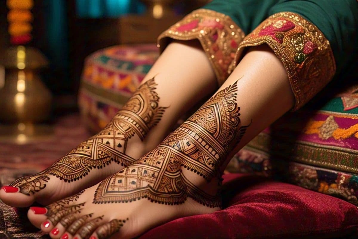 Bridal Mehndi Designs For Leg: इस मेहंदी डिजाइन पर दिल हार बैठेंगे आपके पिया जी, दुल्हन को देगी ड्रीम लुक