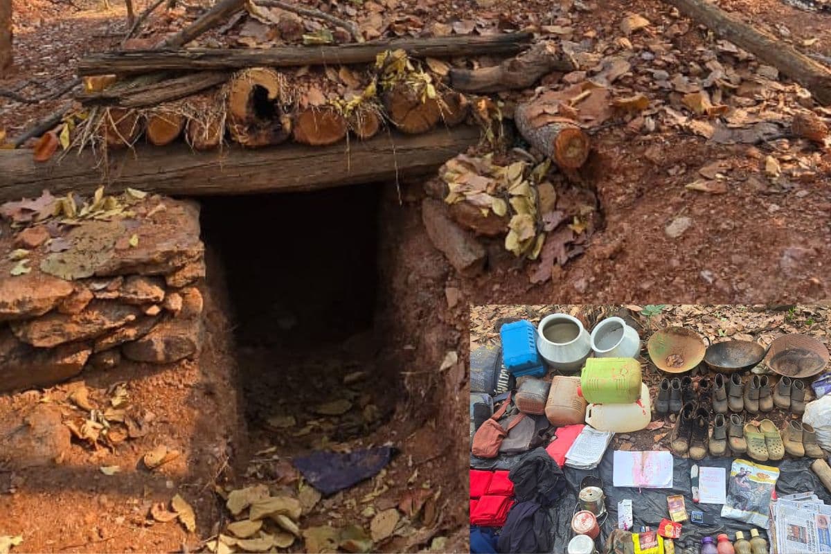 naxal bunker in saranda naxal bunker in saranda
