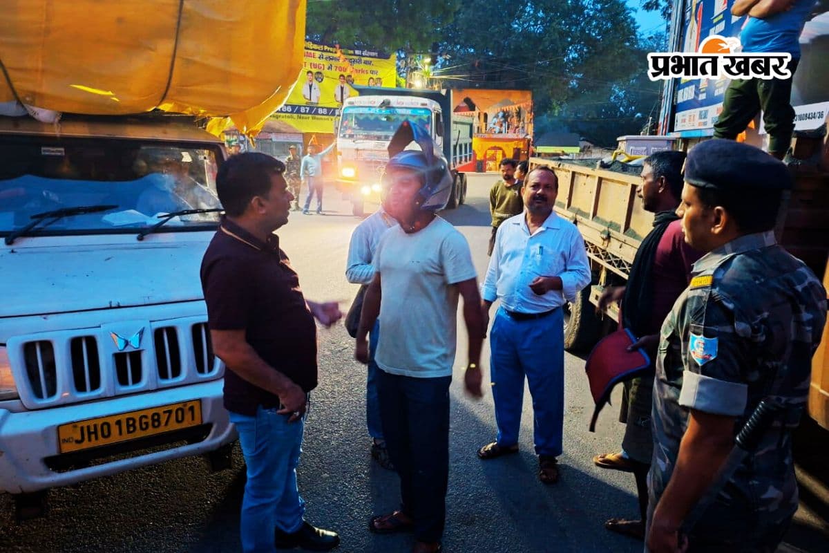 वाहन में लगा रखी थी ब्लैक फिल्म, डीटीओ की कर रहा था रेकी, खदेड़ कर पकड़ा