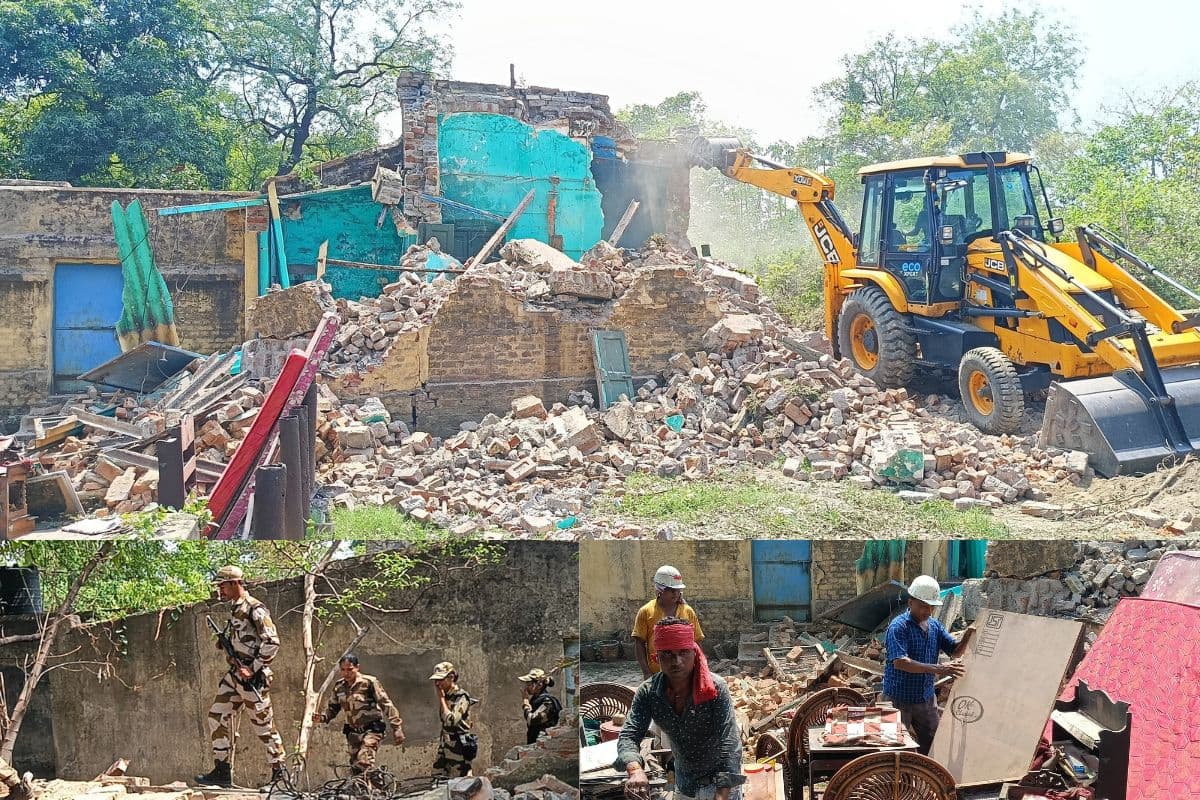 धनबाद में गरजा बुलडोजर, ढुलू महतो के खिलाफ आय से अधिक संपत्ति का केस दर्ज कराने वाले अधिवक्ता का 'आवास' ध्वस्त