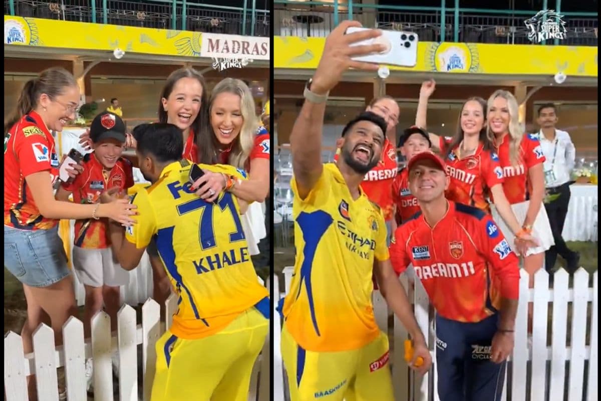 मिले गले-ली सेल्फी, खलील अहमद से मिलकर चहक उठा पोंटिंग परिवार, देखें Video