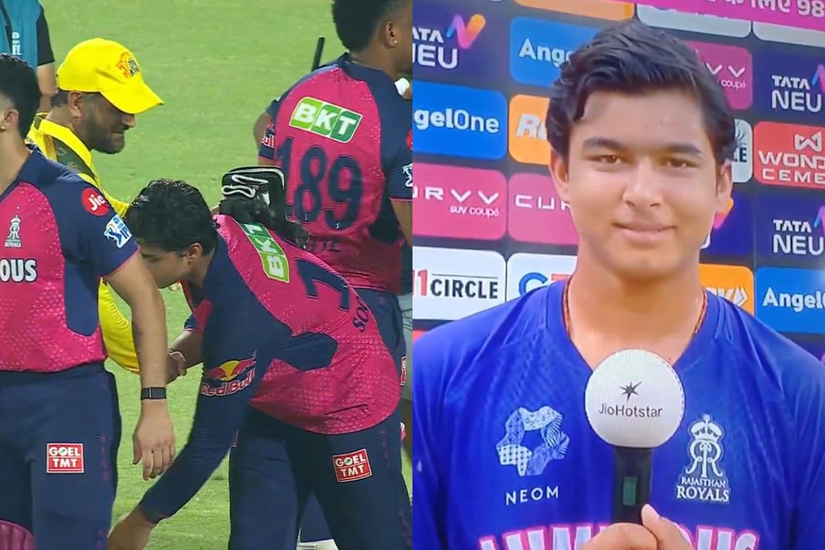 धोनी के पैर छूने के बाद, कैप्टन कूल के बारे में बोले वैभव सूर्यवंशी, कहा- वो हमारे ही नहीं...