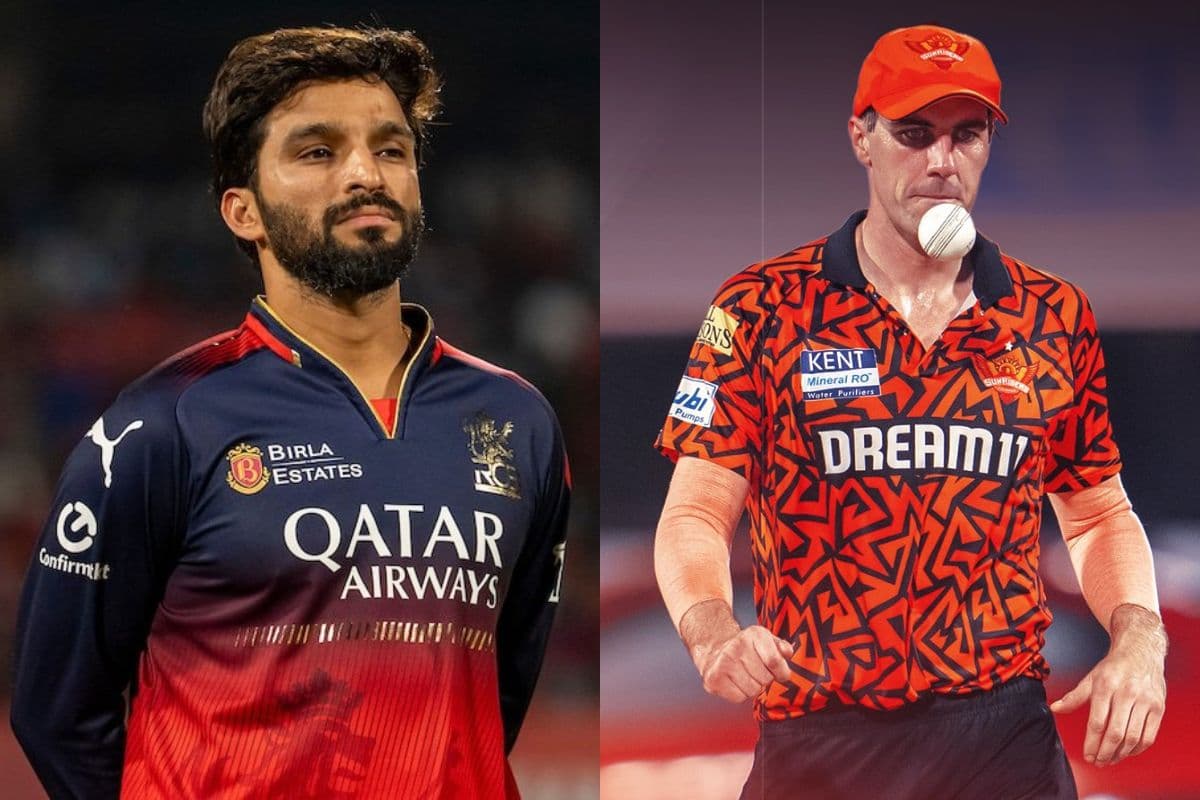 IPL 2025 RCB vs SRH Rajat Patidar and Pat Cummins Fined. IPL 2025 RCB vs SRH Rajat Patidar and Pat Cummins Fined.