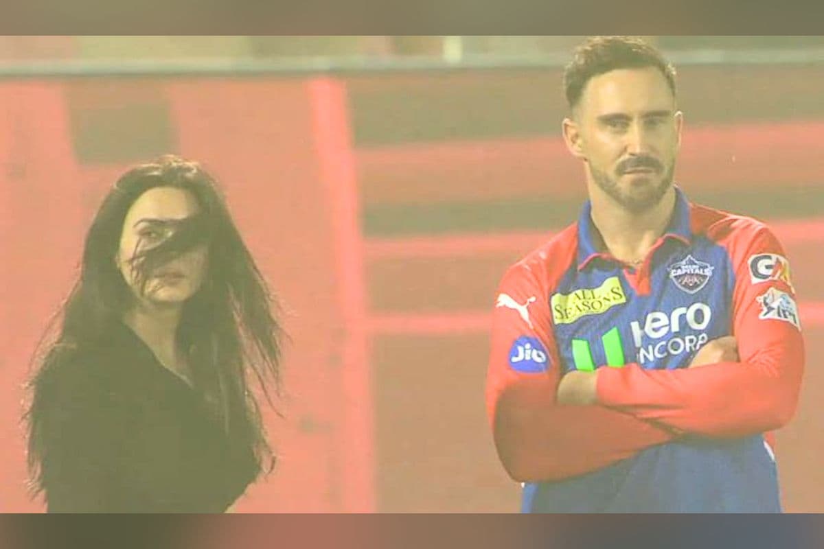 IPL 2025 Faf du Plessis and Preity Zinta Viral Image DC Releases Movie Teaser.