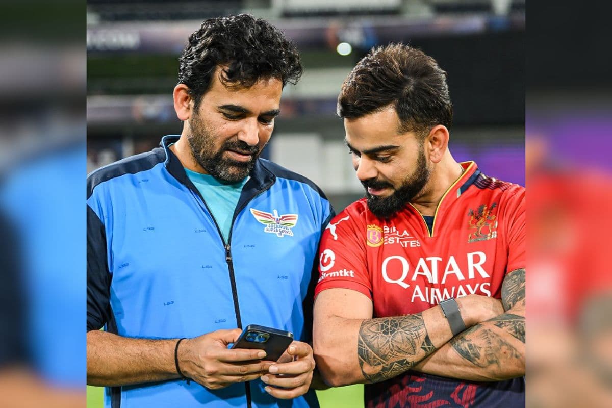 Zaheer Khan and Virat Kohli