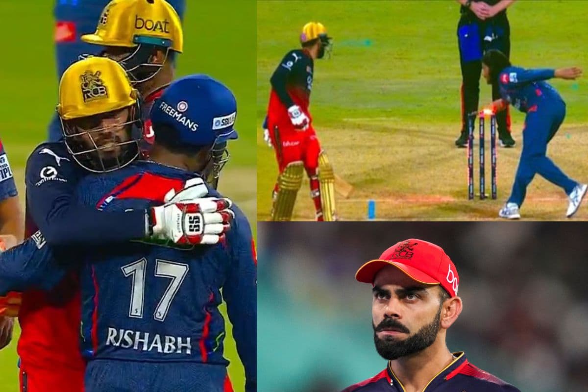 LSG Digvesh Rathi Mankading Virat Kohli Angry Rishabh Pant Wins Heart