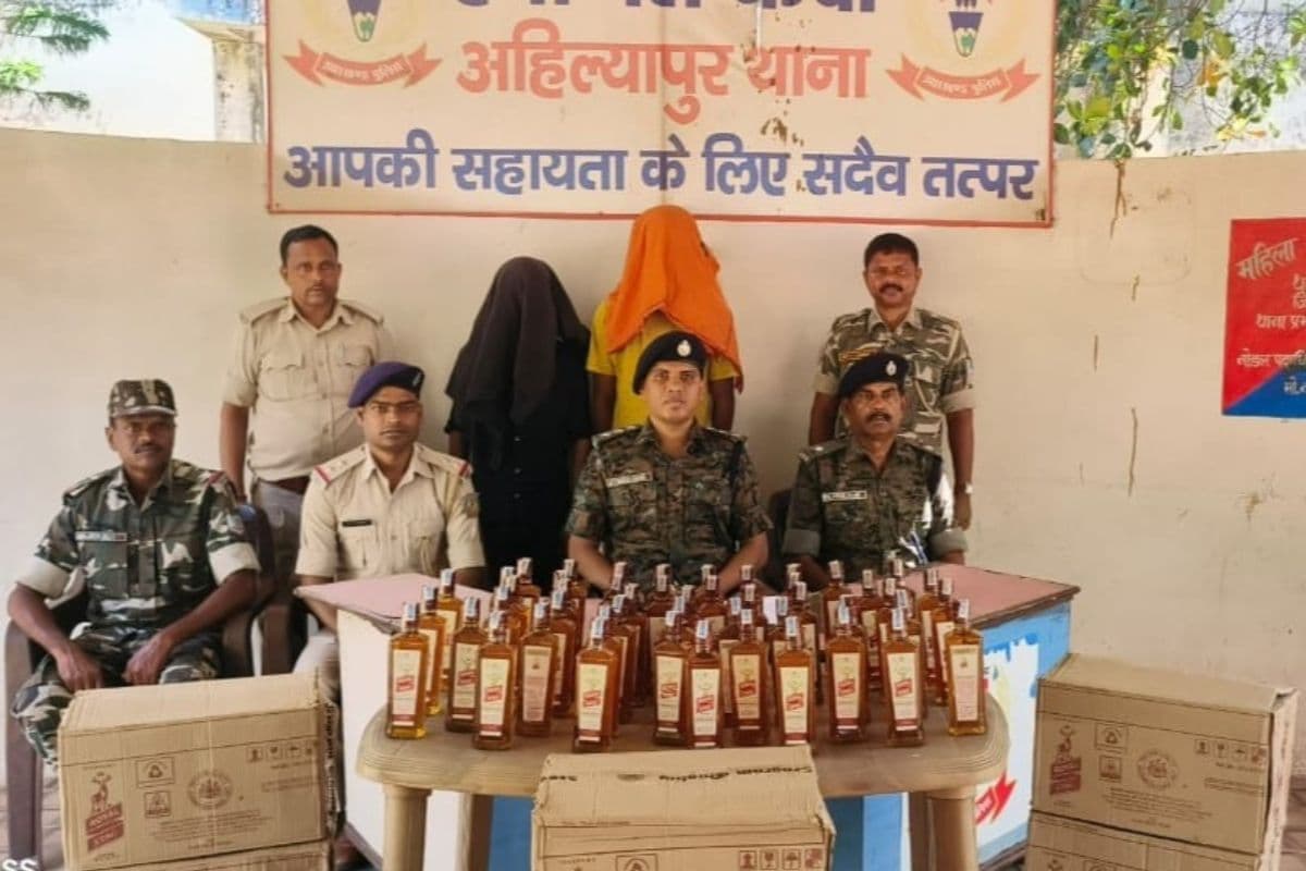 English liquor seized