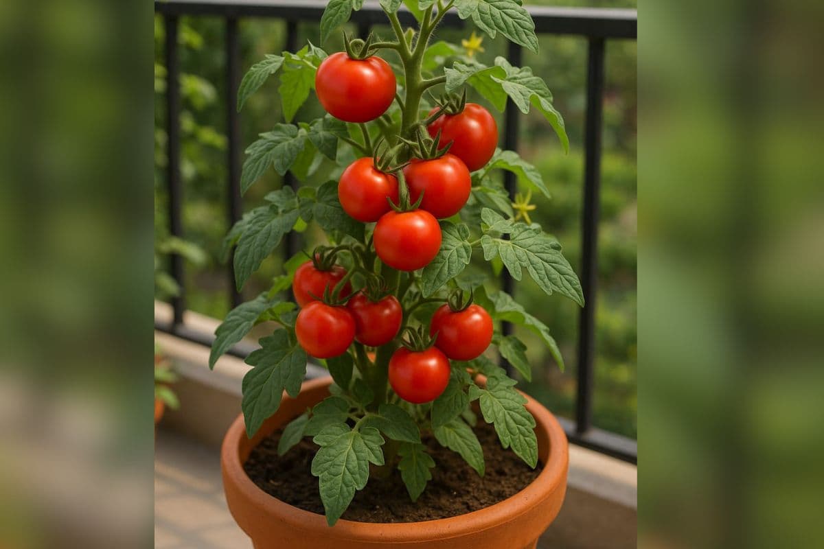 Gardening Tips: अब घर पर आसानी से मिलेगा ताजा टमाटर, गमले में पौधे उगाने के असरदार तरीके