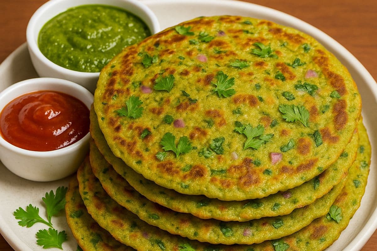 Green moong chilla