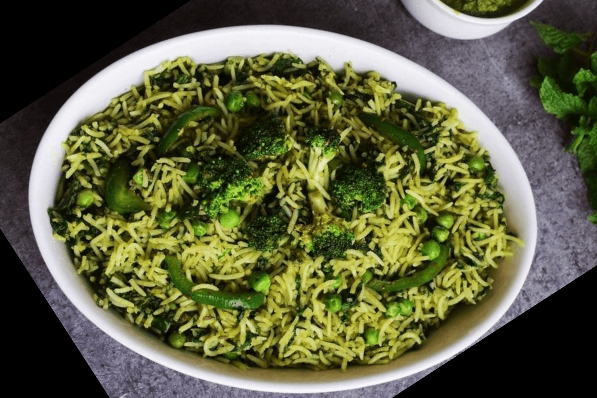 Green Chutney Pulao | पुदीना-धनिया चटनी से बनाएं टेस्टी हरियाली पुलाव Green Chutney Pulao | पुदीना-धनिया चटनी से बनाएं टेस्टी हरियाली पुलाव