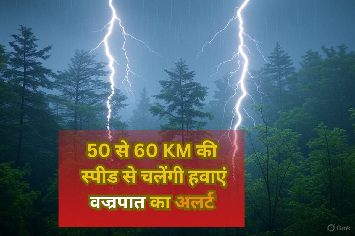 Aaj Ka Mausam: झारखंड के इन 5 जिलों में 3 घ‍ंटे के अंदर जोरदार बारिश, 50-60 km की स्पीड से चलेंगी हवाएं, वज्रपात की चेतावनी