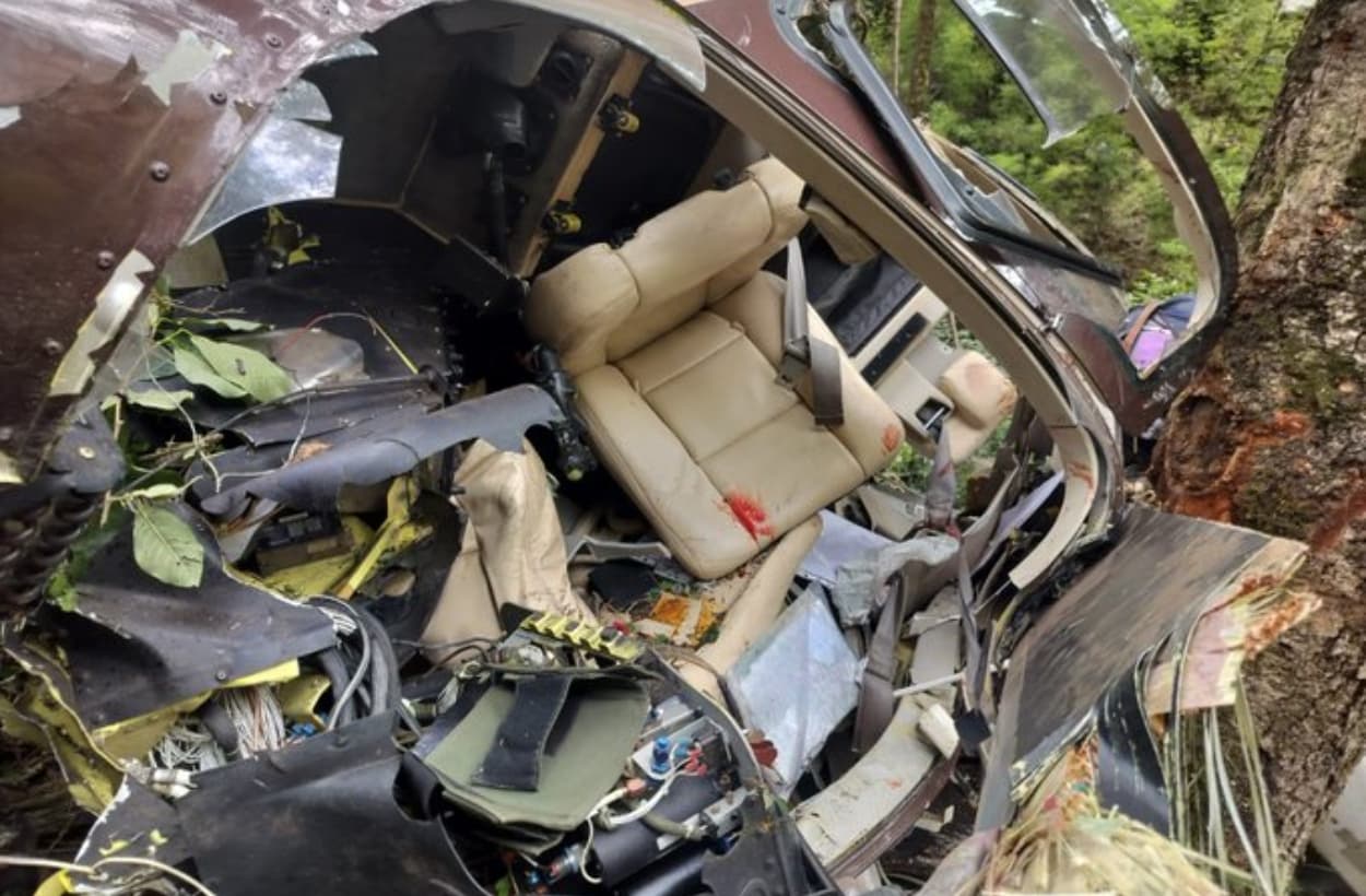 उत्तरकाशी में हेलीकॉप्टर हुआ क्रैश, 5 लोगों की गई जान