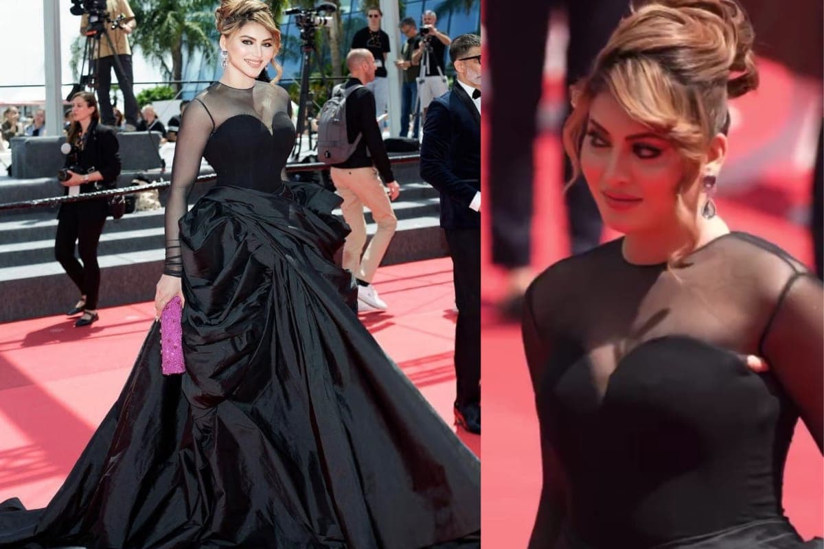 Cannes 2025 में उर्वशी रौतेला ने पहनी फटी ड्रेस, Oops moment का शिकार हुई एक्ट्रेस 
