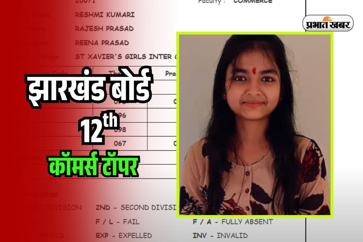 JAC Board 12th Commerce Topper: झारखंड बोर्ड 12वीं में चमकीं रेशमी, 476 अंक लाकर काॅमर्स स्ट्रीम में स्टेट टाॅपर