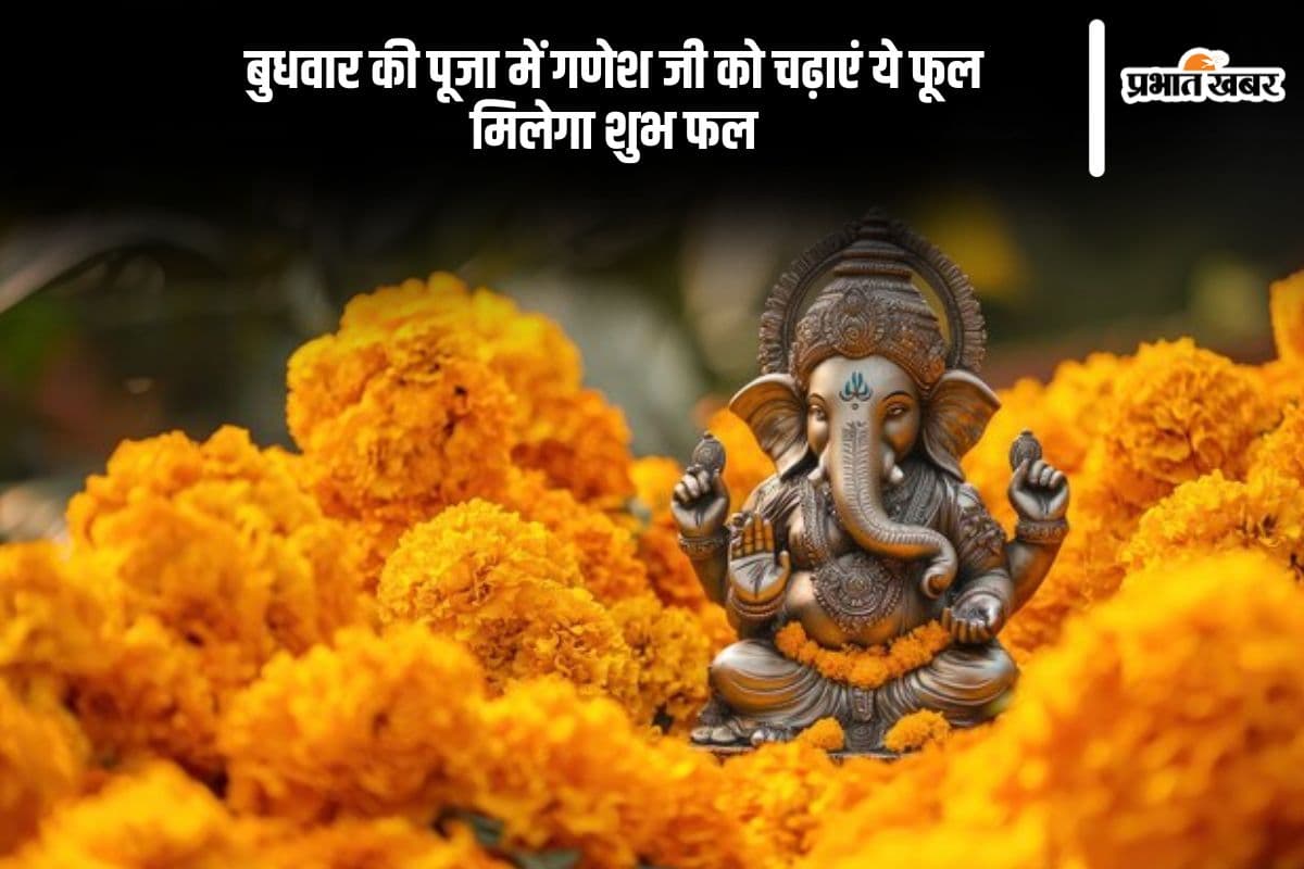 बुधवार को करें गणेश जी की पूजा, ये फूल चढ़ाना न भूलें