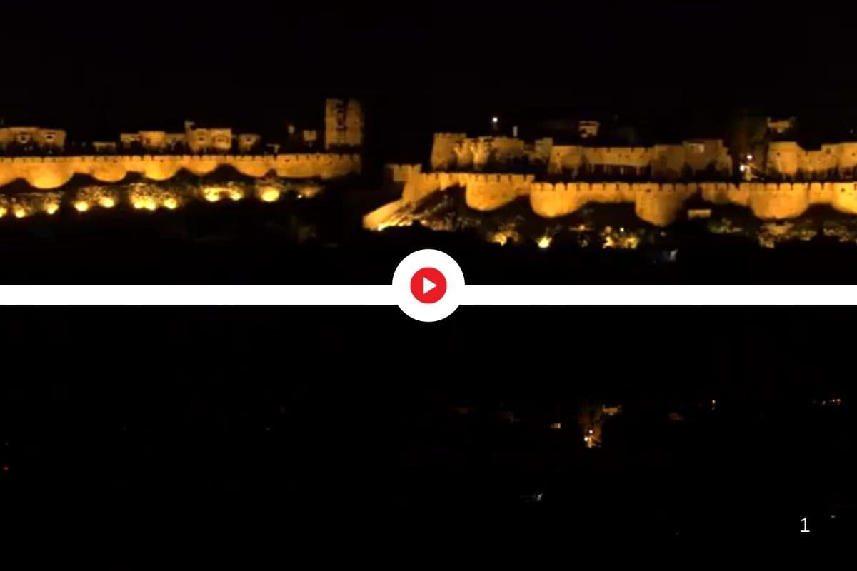 Mock Drill Video: देखते ही देखते गायब हो गया जैसलमेर किला! ब्लैक आउट में बुझा दी गई सारी बत्ती