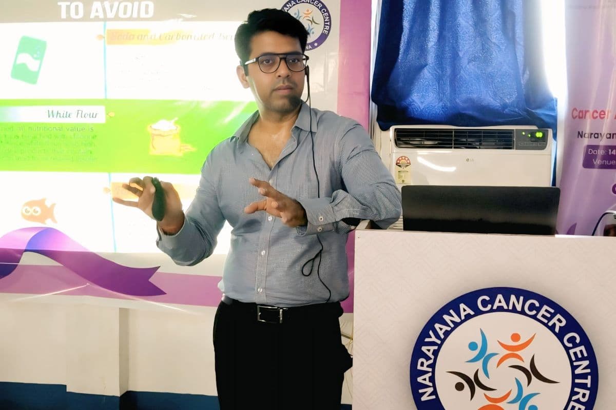 Patna: कृष्णा इंस्टीट्यूट ऑफ हायर एजुकेशन में कैंसर जागरूकता कार्यक्रम का किया आयोजन