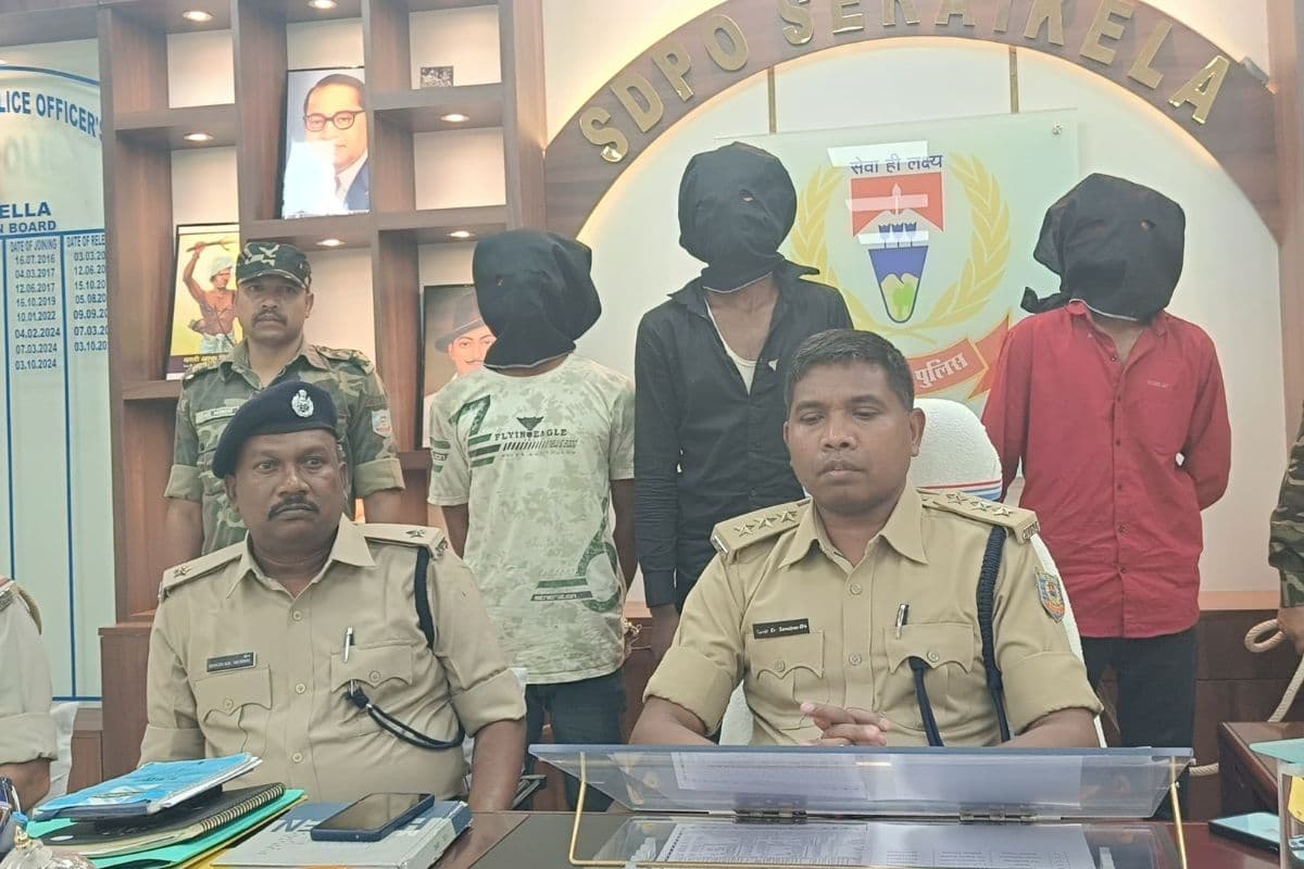 सरायकेला पुलिस को मिली बड़ी सफलता, कांड्रा के व्यवसायी पर गोली चलाने वाले 3 अपराधी गिरफ्तार