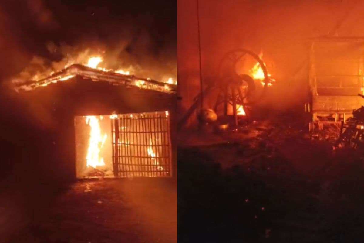 Bihar News: खटाल में लगी भीषण आग से लाखों की संपत्ति जलकर खाक, मकान मालिक झुलसे