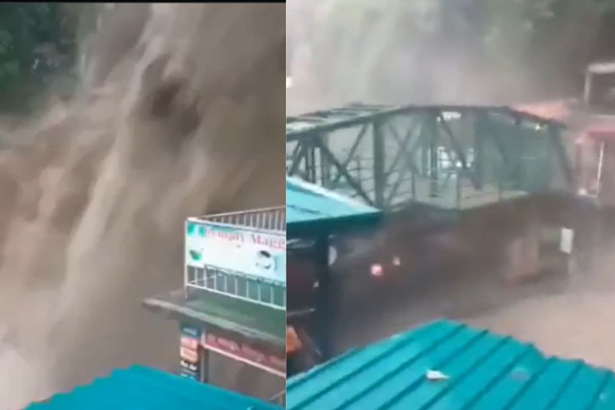 उत्तराखंड में बारिश का हड़कंप, वीडियो देखकर कांप जाएगी रूह
