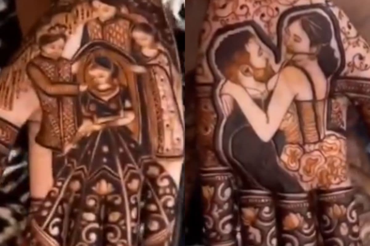 Unique Bridal Mehndi Design: ट्यूशन का प्यार, शादी का इकरार, मेहंदी में बयां हुई दास्तां!